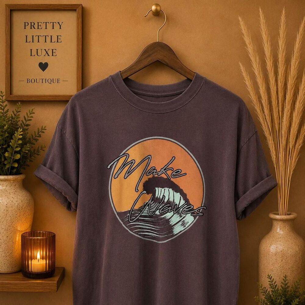Girl-dangerous Women's Brown and Grey T-shirt